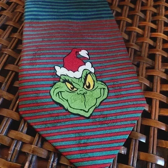 The Grinch Christmas Necktie by Dr. Seuss The Grinch That Stole Christmas... - Picture 3 of 6